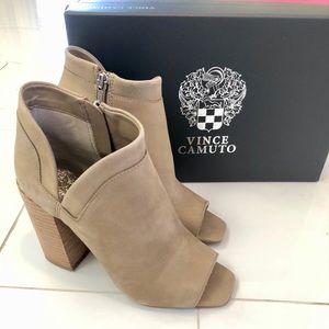 Vince Camuto Peep Toe Boots